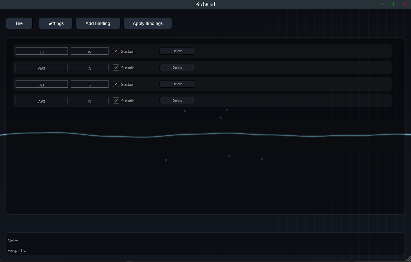 PitchBind UI
